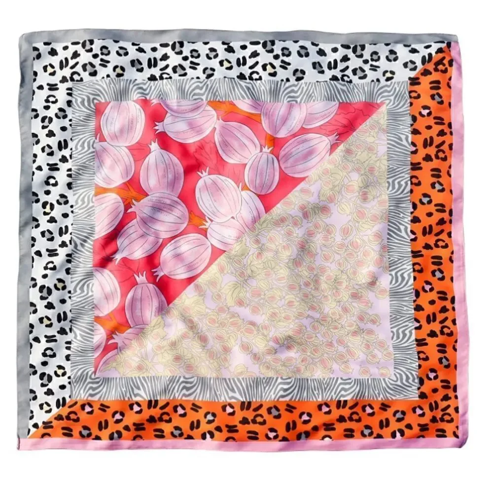 Leopard Fruit Silky Scarf